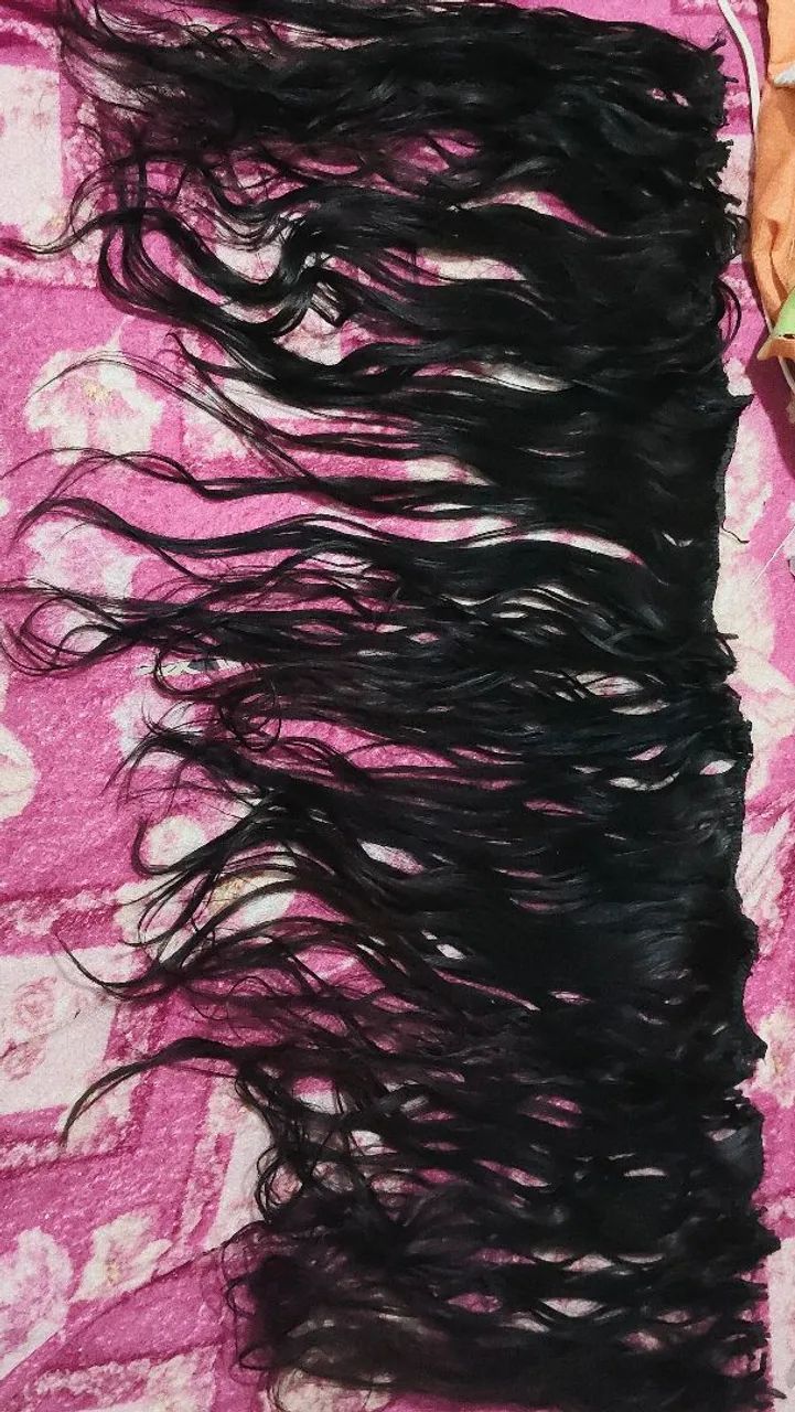 Cabelo humano limpo 70/75 cm 400gr - Foto 4