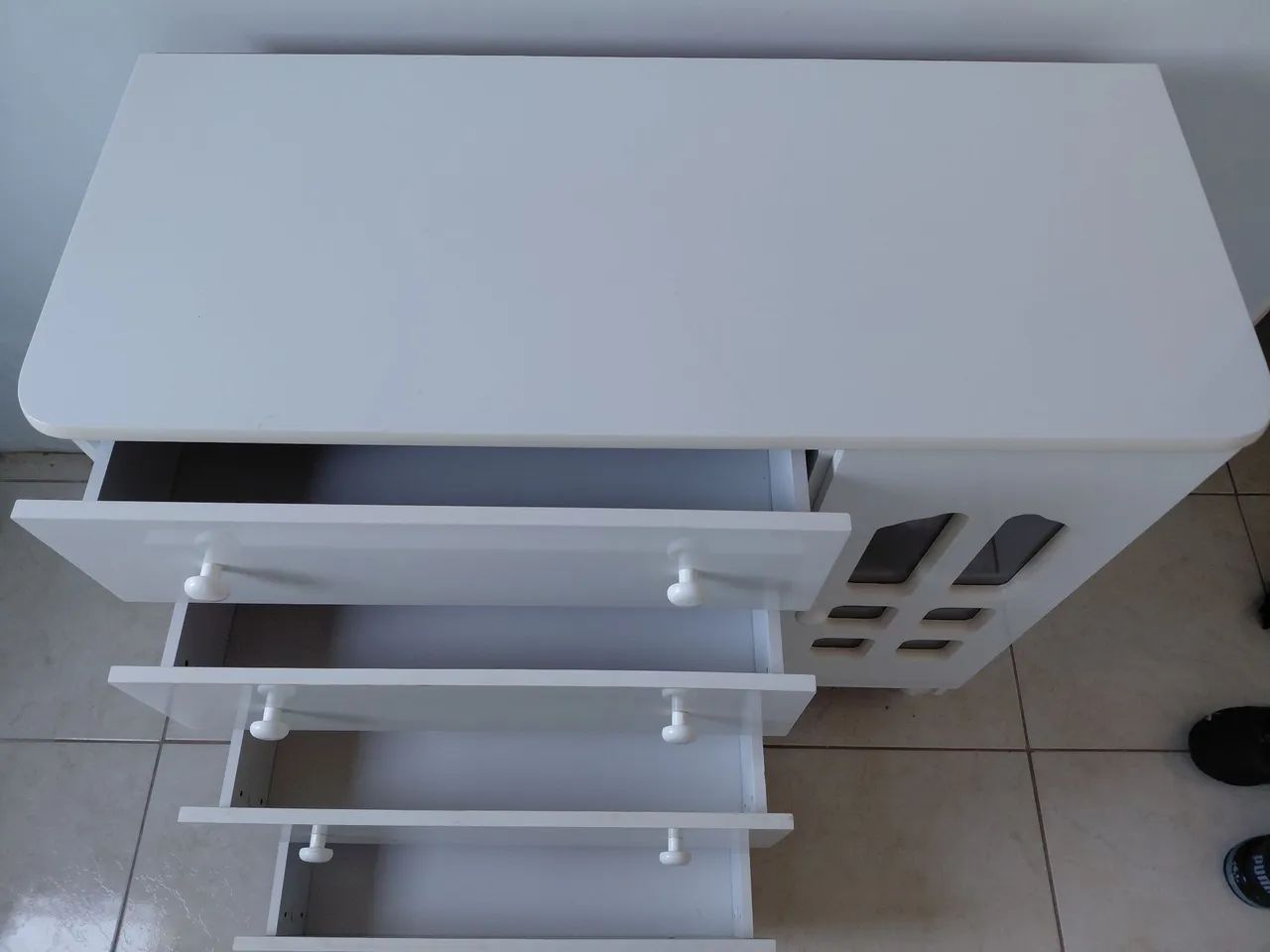 Cômoda Infantil com 1 porta e 4 gavetas - Foto 4