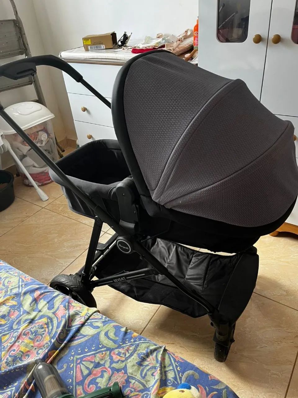 Carrinho de bebê, (banco não retrátil) - Foto 4