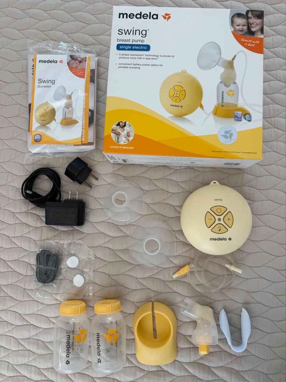 Bomba de Tirar leite materno Medela Swing - Foto 2