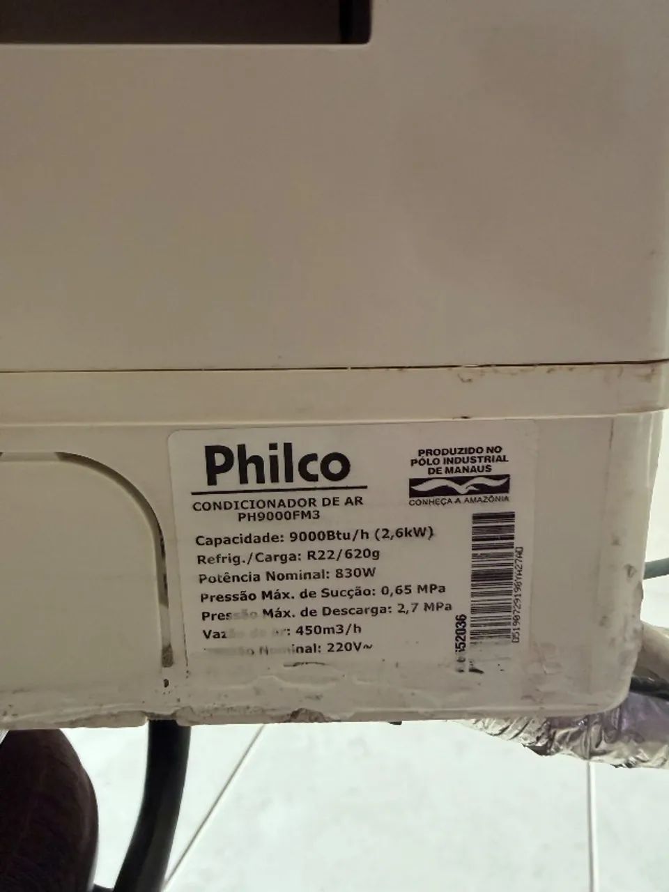 Ar condicionado Split Philco 9.000 BTUs - Foto 2