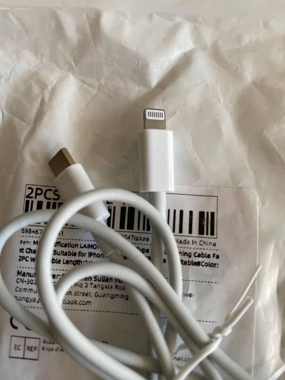 Cabo para iPhone Tipo C Lightning Entrega Grátis  - Foto 4