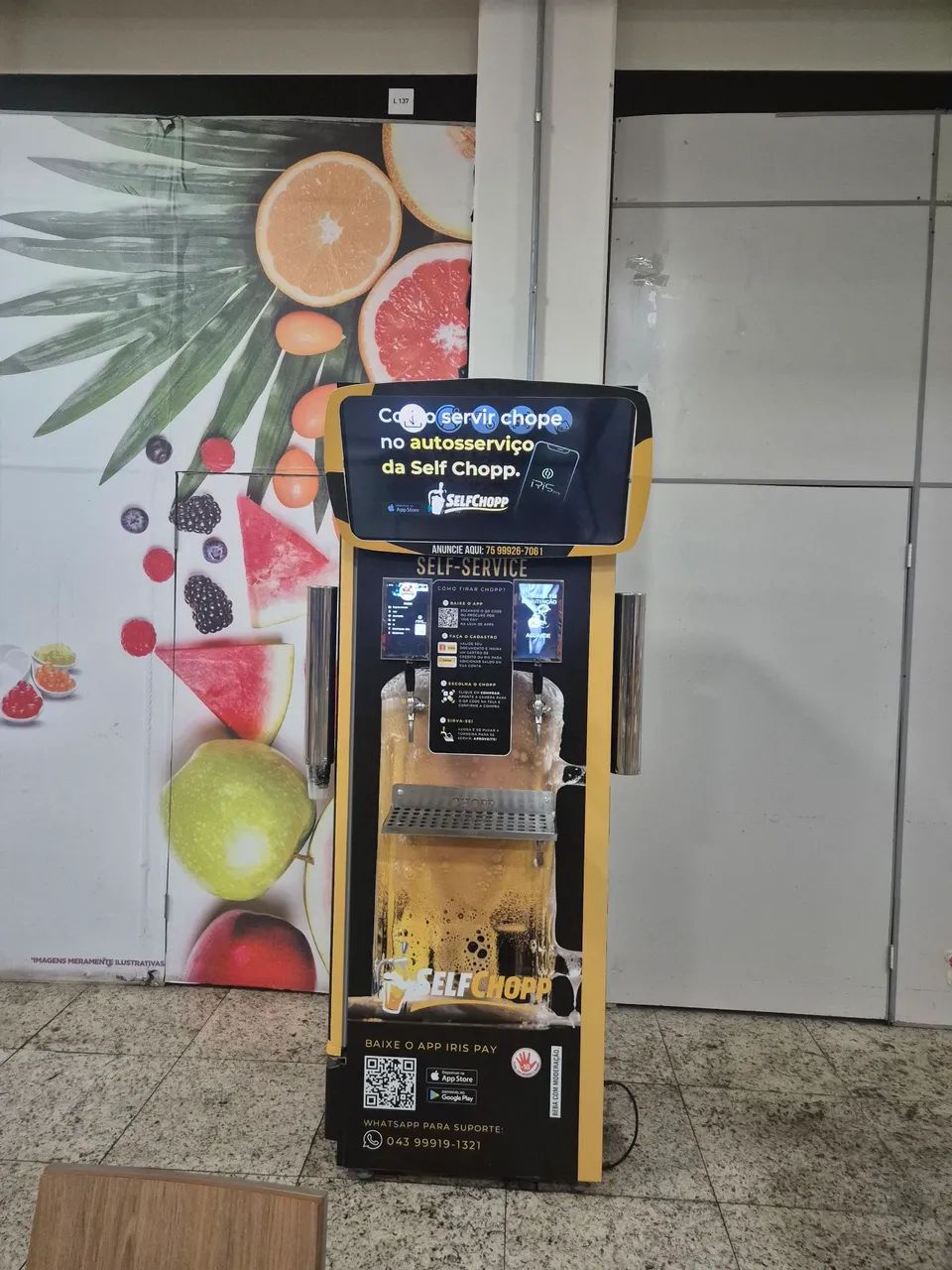 MAQUINA SELF-SERVICE DE CHOPP - OPORTUNIDADE DE RENDA EXTRA SEM FUNCIONÁRIOS  - Foto 3