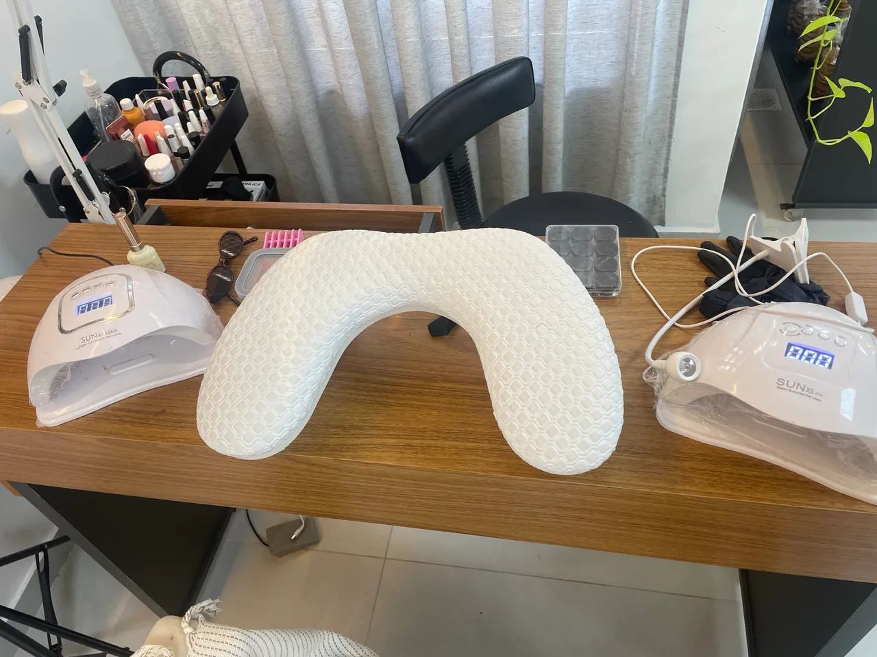 Cabine Nails Secador e Apoio Mãos / Manicure