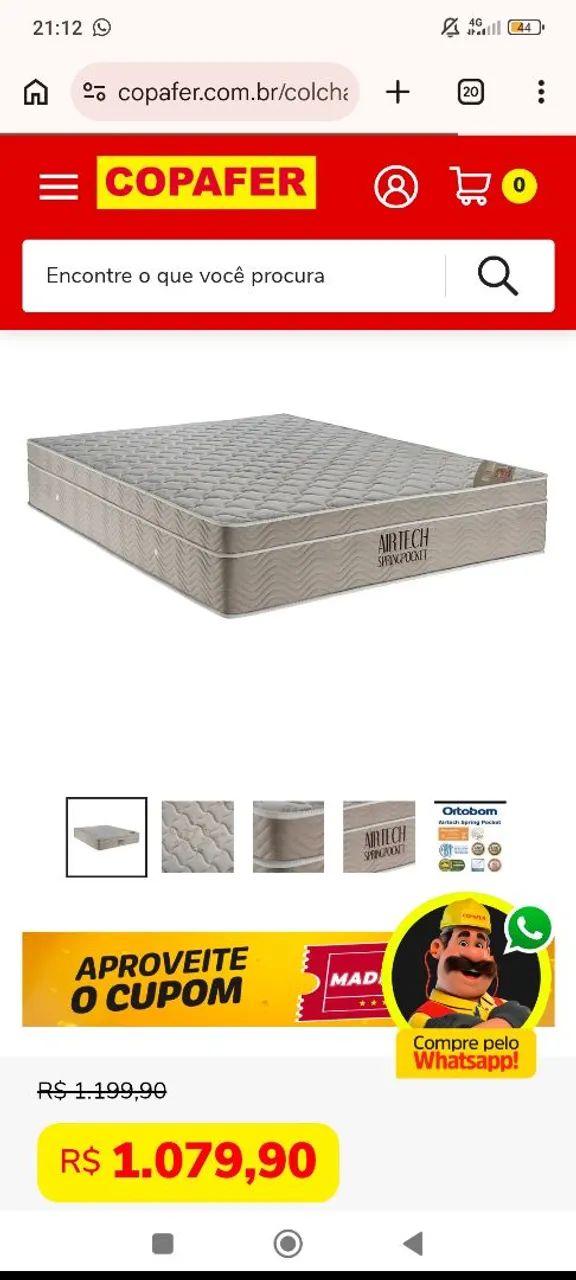 Vendo cama solteirao semi nova, usada poucas vezes  - Foto 5