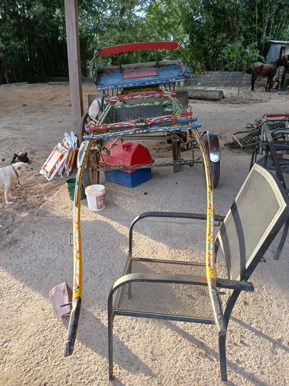 Carreteiro de madeira.  - Foto 3