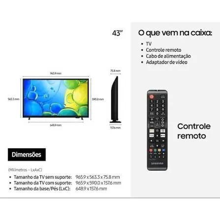 Tv Samsung 43 polegadas  - Foto 5