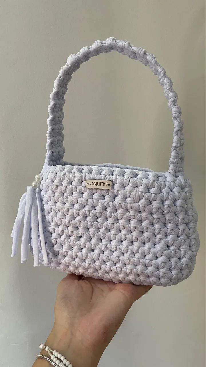 Bolsas de crochê 100% artesanal  - Foto 2