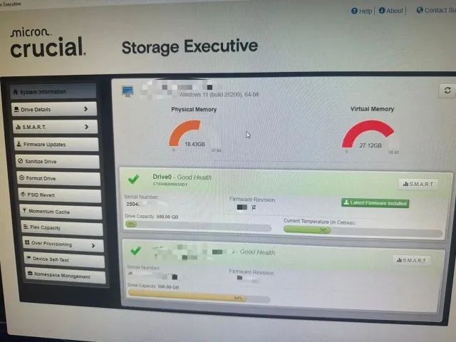 SSD 500GB Crucial (Aceito Ofertas) - Foto 2