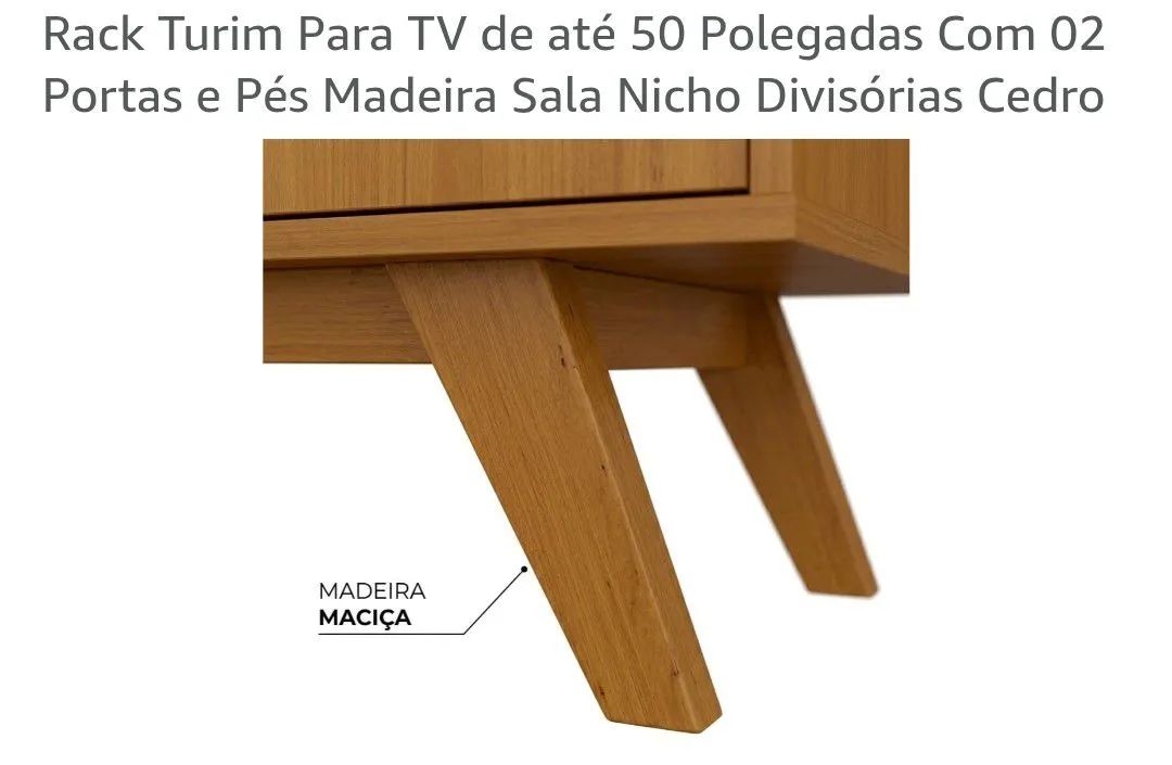 Rack Turim para Tv de até 50 polegadas  - Foto 4