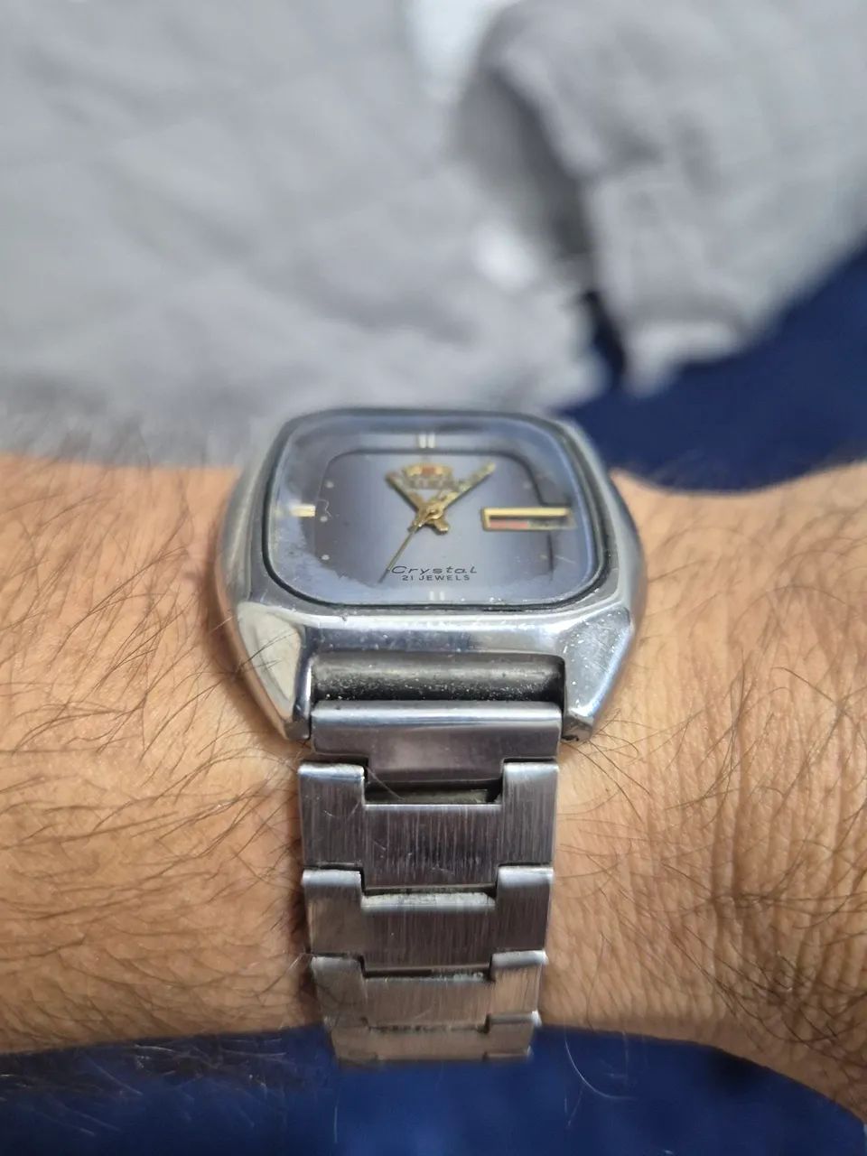 Relógio ORIENT TV CRYSTAL AUTOMÁTICO  -  ÓTIMO ESTADO - Foto 4