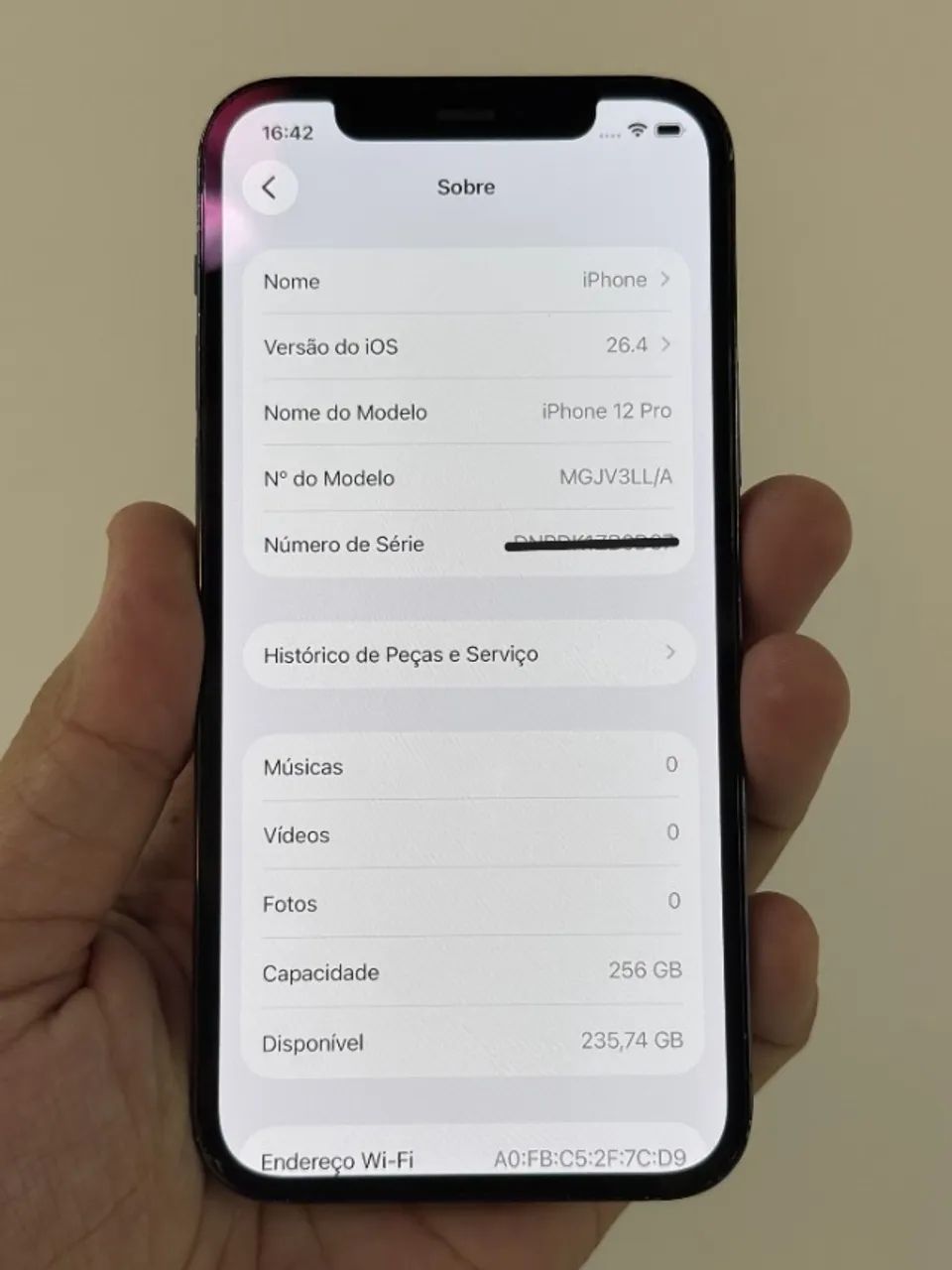 iPhone 12 Pro 256GB Azul 75% Bateria Garantia 12x - Celulares e