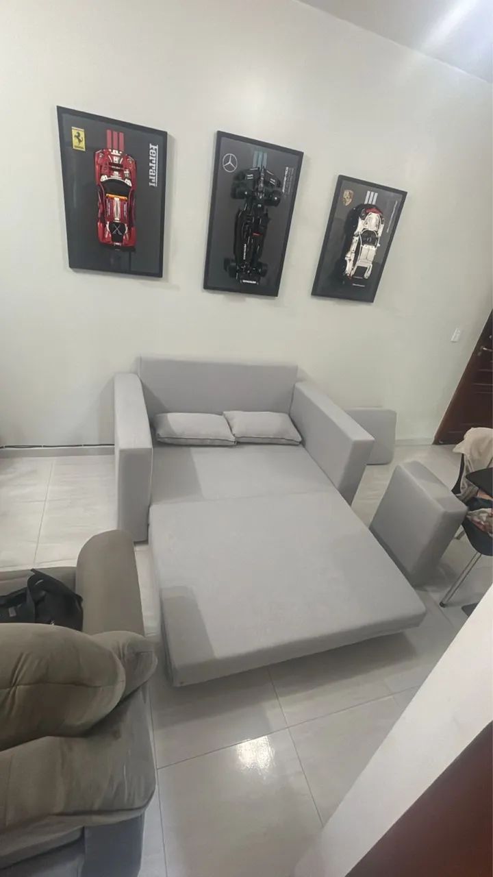 Sofá Cama de linho - Foto 4
