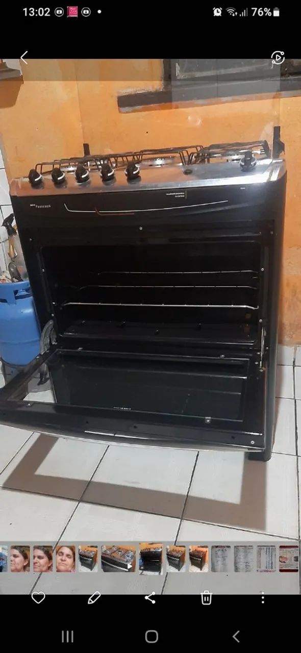 Fogão de 5 bocas 