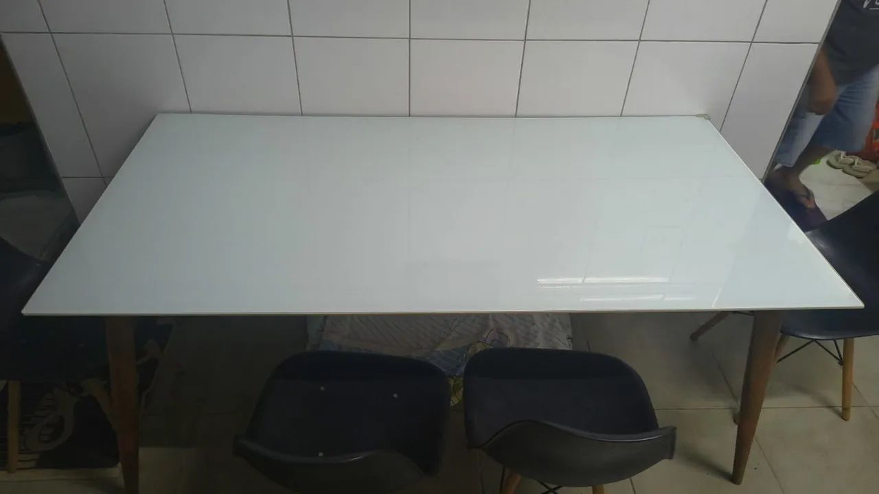 Mesa em Vidro temperado 1,80x0,90m - Foto 3