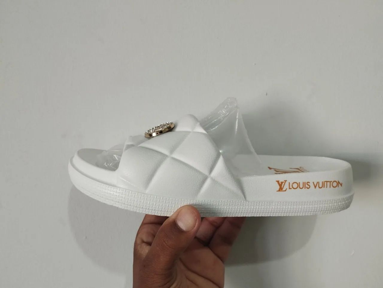 CHINELO BRANCO EVA PREMIUM ESTILO LUXO  - Foto 4