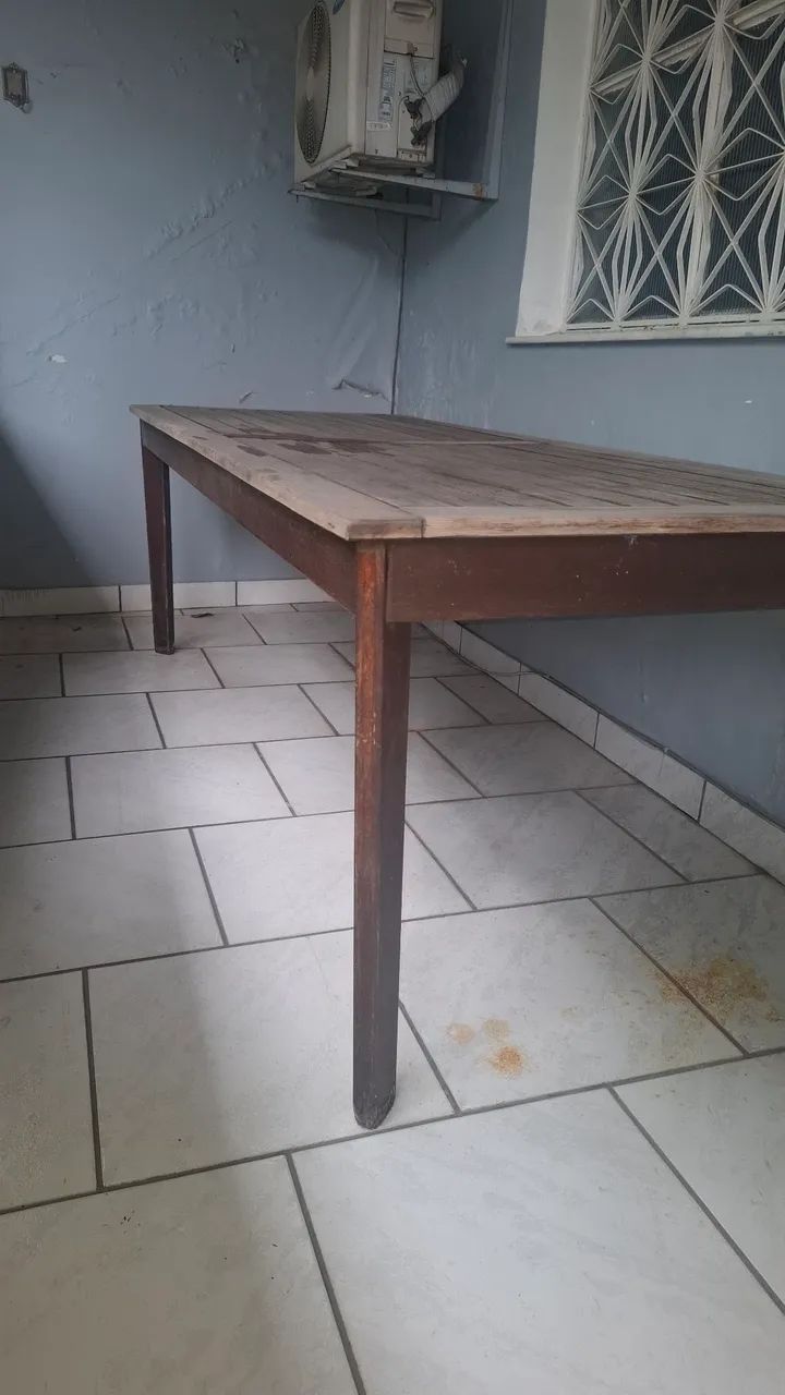 Mesa grande de madeira - Foto 3