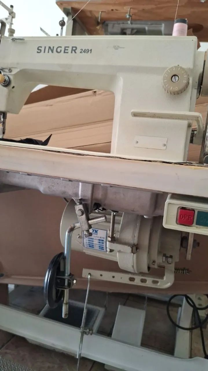 Reta Industrial SINGER semi nova - Foto 3