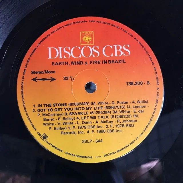 Lp vinil - earth wind & fire - in brazil - Foto 4
