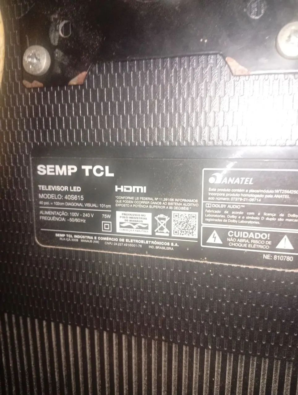 Vendo tv TCL 40 polegadas pro apenas 750 - Foto 5