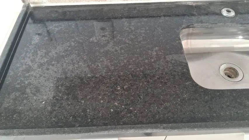 Bancada Granito Preto 1,20 x 55 cm com Cuba Inox - Foto 4