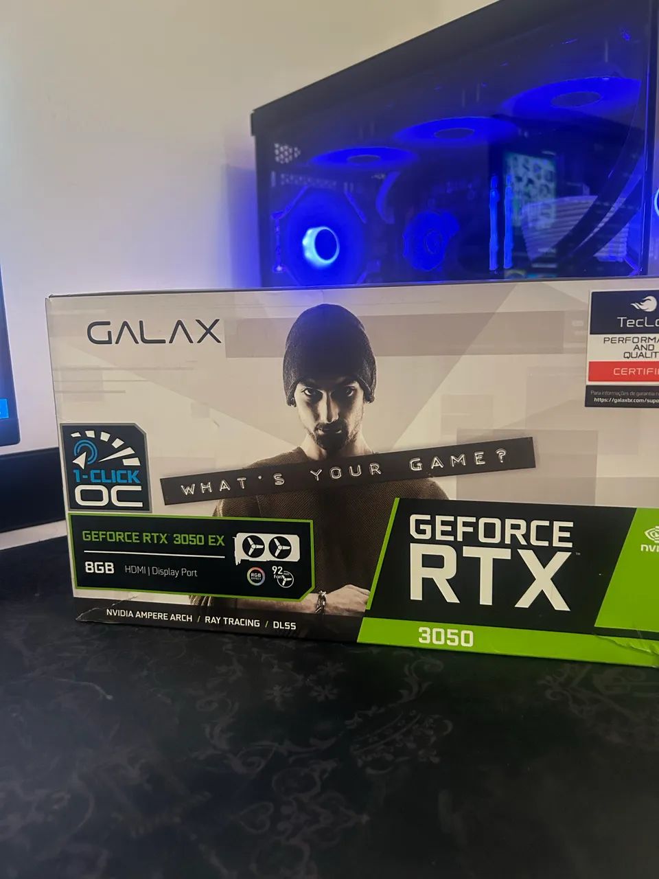 RTX 3050 8GB GALAX DDR6  - Foto 3