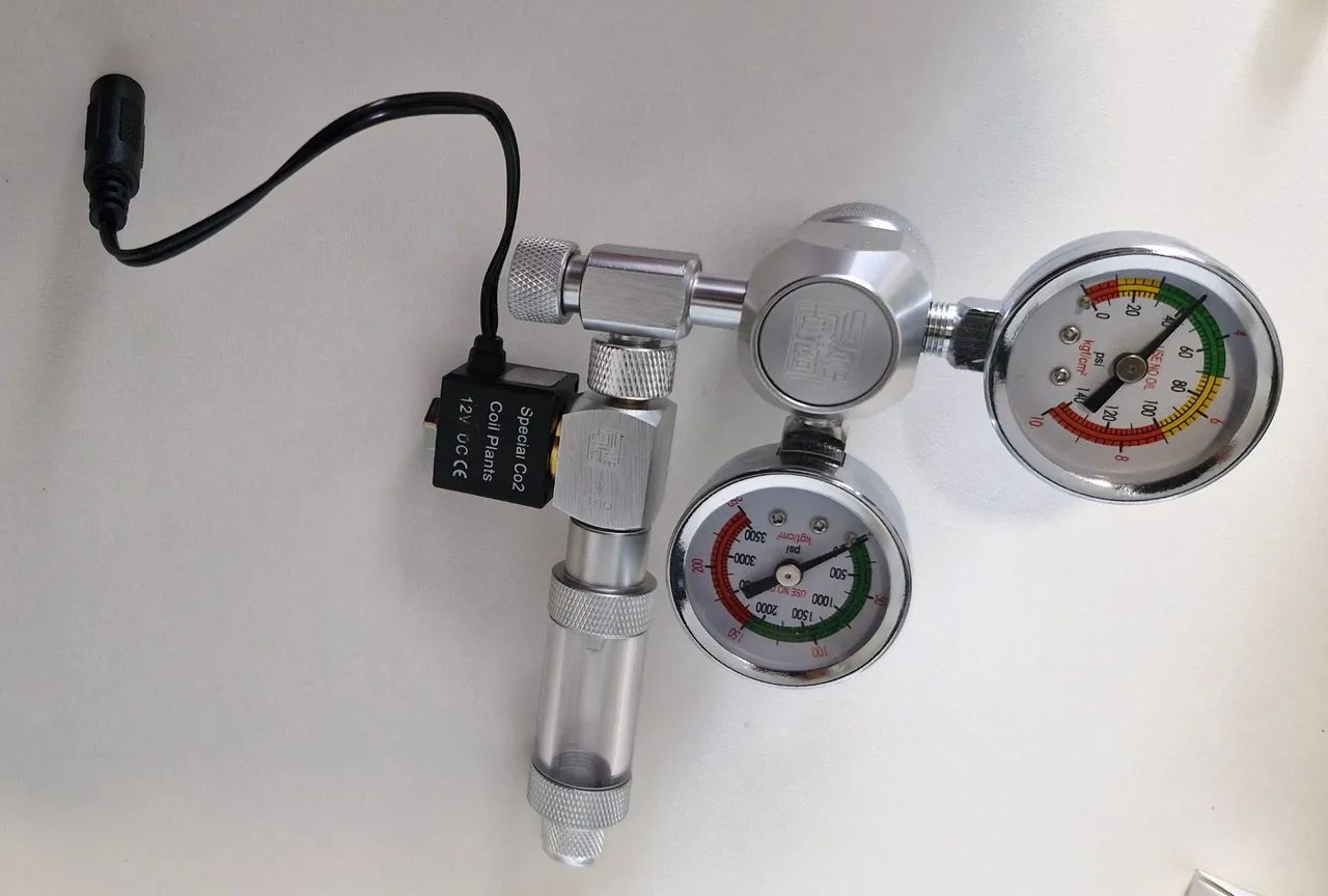 Valvula reguladora de Co2 com solenoide para aquários - Foto 2