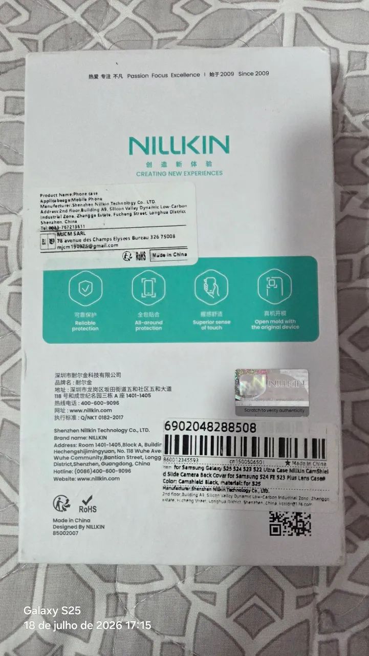 Nillkin Camshield Pro Case para Samsung Galaxy s25 - Foto 2