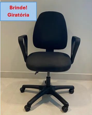 2 Escrivaninhas em MDF + Brinde cadeira giratória! - Foto 4