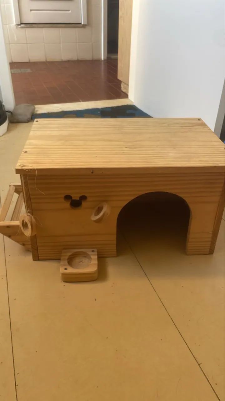 Casinha para roedores