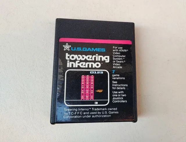 Towering Inferno - Cartucho Original Atari 2600