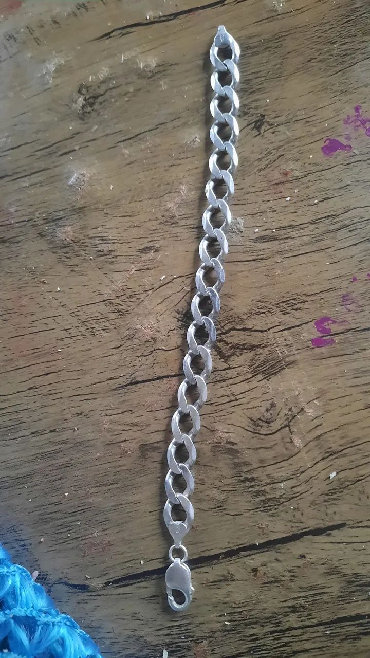 Pulseira prata 925 8mm