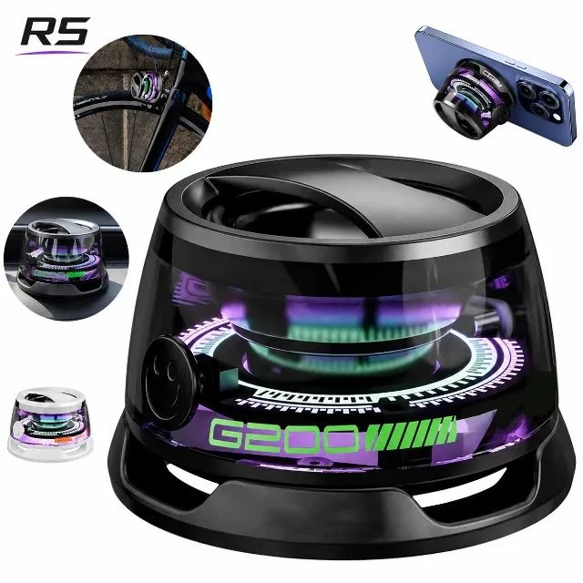 Caixa de Som Bluetooth G200 LED RGB