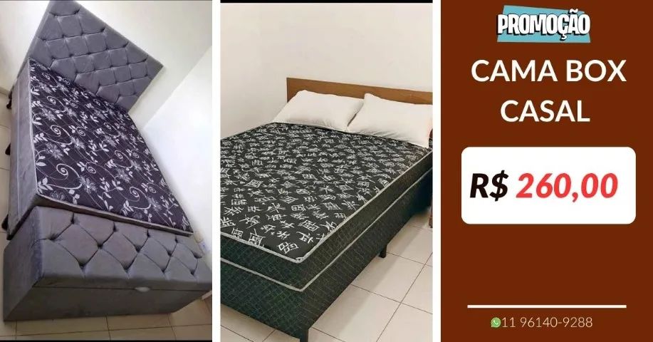 cama box casal (promoção limitada)