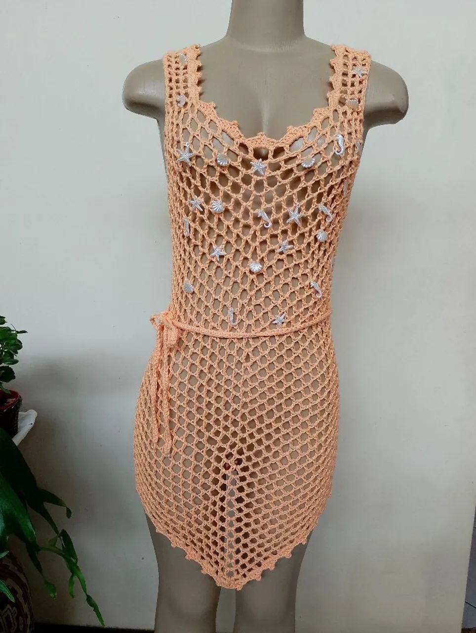 Peça de crochê 