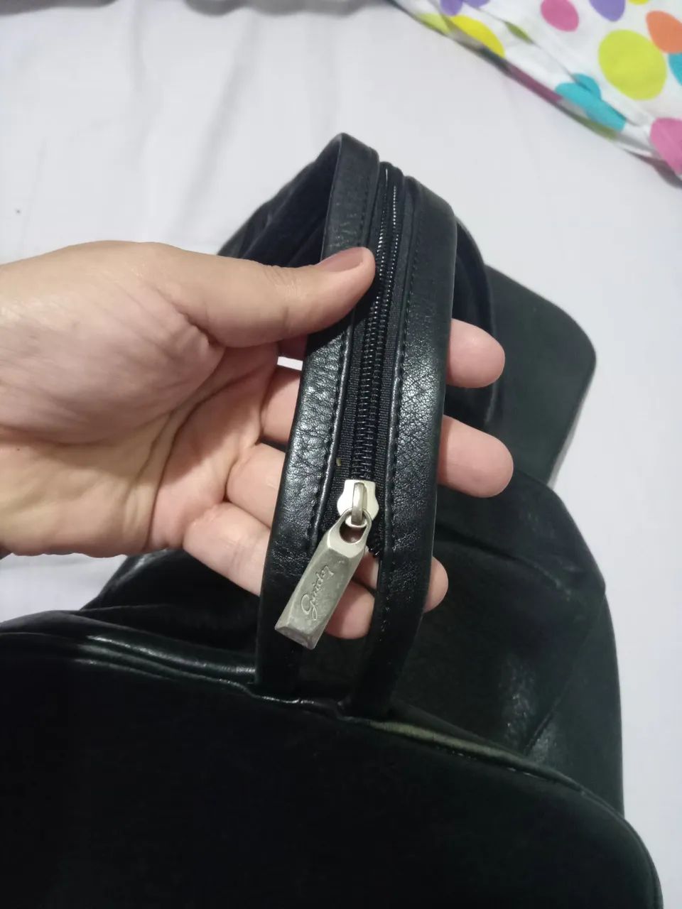 Bolsa mochila de couro Legítimo  - Foto 3