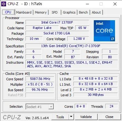 Processador Intel Core I7-13700f 24mb 5,1 Ghz Lga1700 - Foto 3