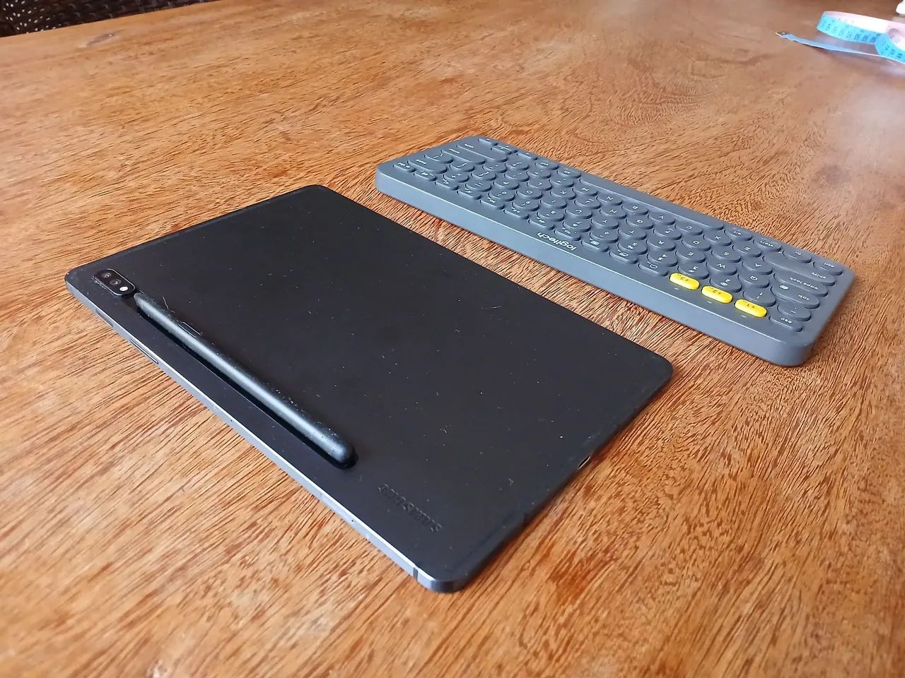 Tablet S7 Galaxy Samsung + Teclado Logitech  - Foto 2