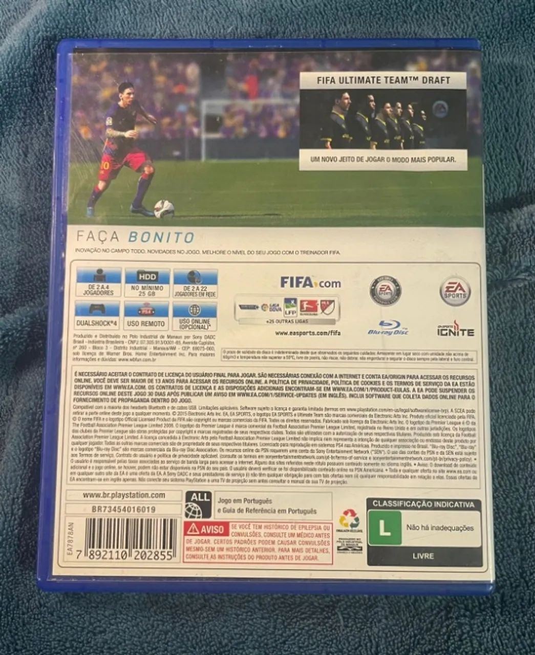 Jogo Ps4 Fifa 16 Mídia Física Original Playstation 4 Coleção - Foto 4