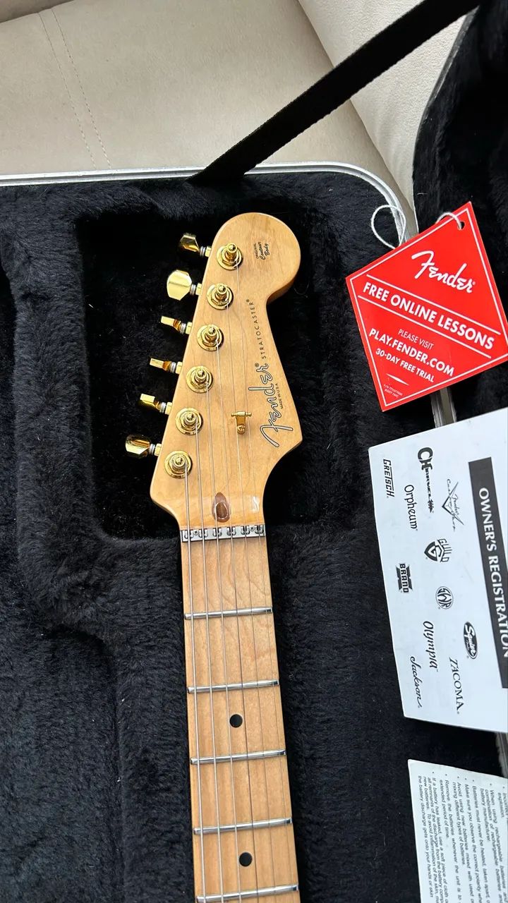 Parece Suhr! Fender USA, ponte Gotoh e SD Seth Lover - Foto 2