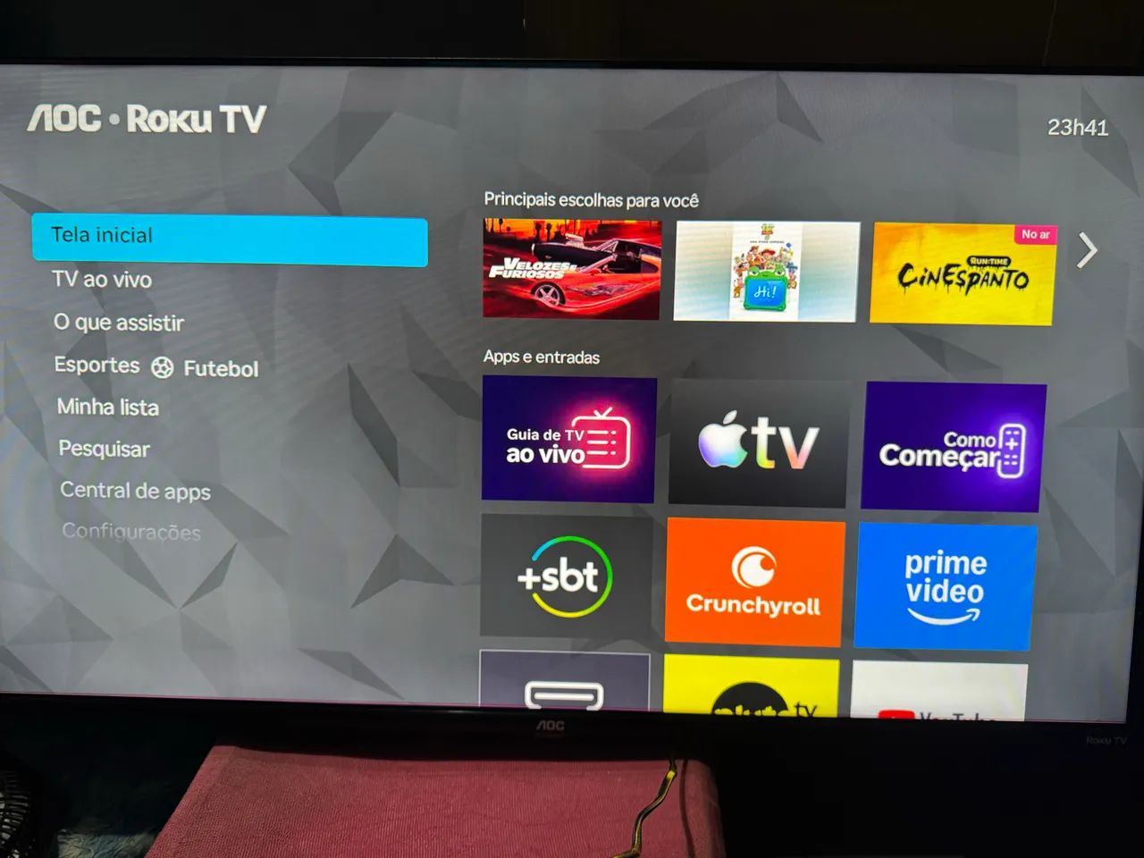 Smart TV Aoc RokuTV 32 polegadas - Foto 2