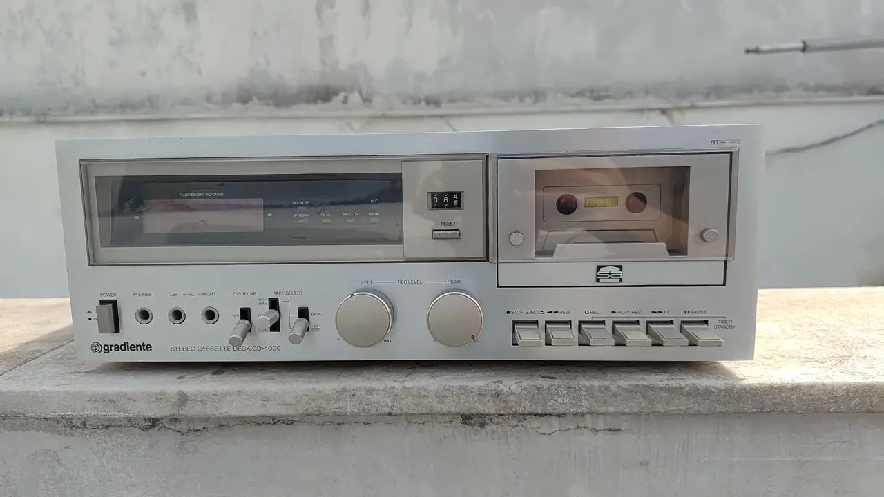 Tape deck gradiente cd4000 funcionando revisado - Foto 3