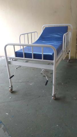 Cama Hospitalar 02 Manivelas 04 Movimentos Venda * - Foto 4