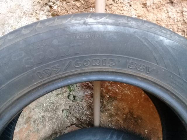 Pneus aro 15/ são 2 pneus por 120R$/ apenas dinheiro/120r$ - Foto 2