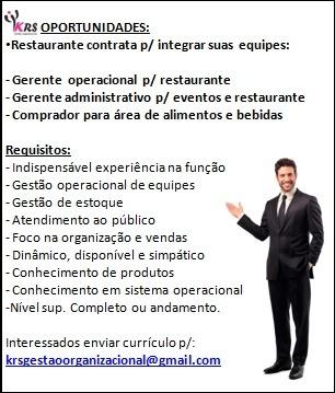 Novas oportunidades de emprego