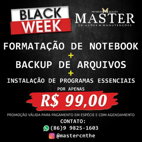 Manutenção de Notebook (Master Criações e Manutenções)