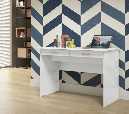 Mesa Delta com 2 gavetas office = Entrega e Montagem Grátis !