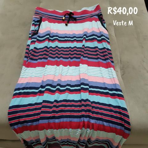 Vestido e saia longa