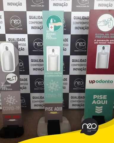 Totem para Álcool em Gel a partir de R$ 250,00 - Foto 4