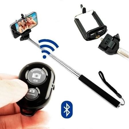 Bastão Pau De Selfie Monopod Celular Com Controle Bluetooth - 8255